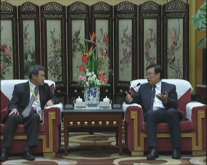 四川省委副书记,成都市委书记李春城会见台湾仁宝集团执行副总裁