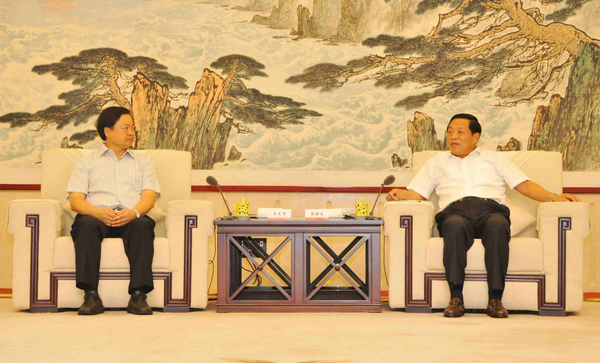 山东省委常委,统战部部长颜世元会见台湾一国两制研究协会参访团